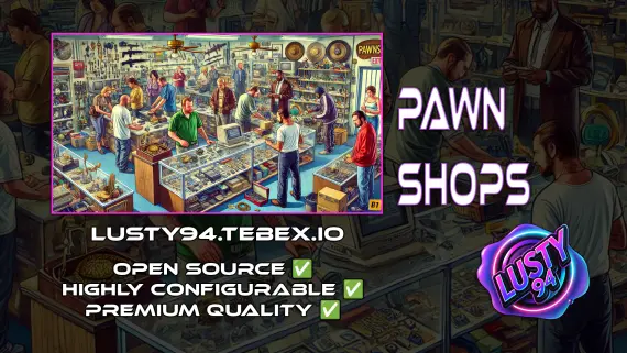 FiveM Pawn Shop Script | Buy & Sell with Dirty Money