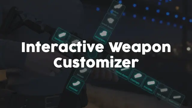 FiveM Weapon Attachment UI - Gun Customization