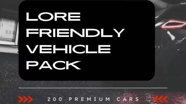 FiveM Lore Friendly Cars Pack | 310+ Vehicles