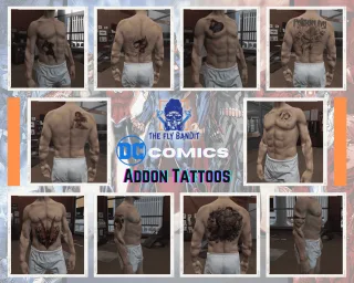 [200] Tattoo Pack for FiveM Servers | Supports qb and esx screenshot 4