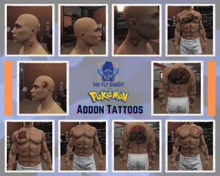[200] Tattoo Pack for FiveM Servers | Supports qb and esx screenshot 6