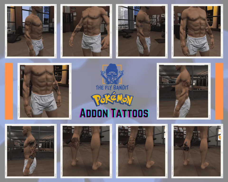 200 Addon Tattoo Pack for FiveM, Rcore Ready