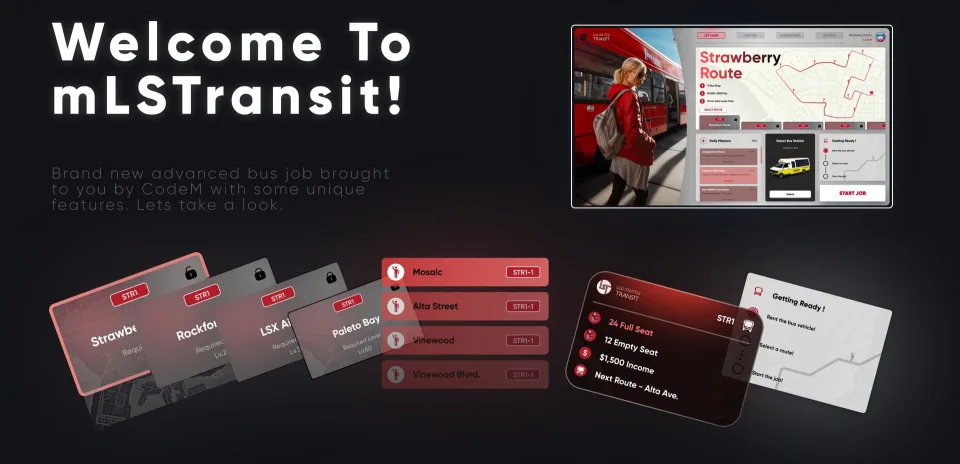 CodeM mLSTransit FiveM Bus Job Script