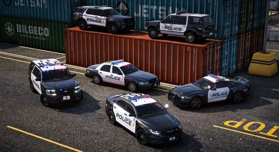 FiveM Optimized Police Cars – EVP V2 No-ELS Pack