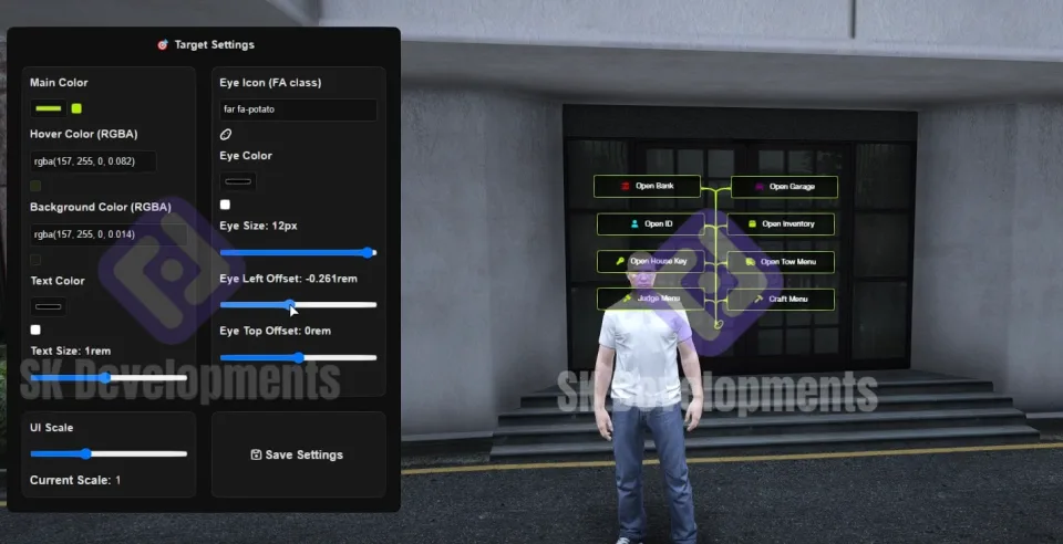 ox_target Redesign FiveM – ProdigyRP 2.0 Inspired UI