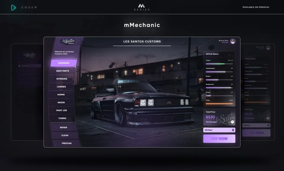CodeM mMechanic, FiveM Mechanic Job Script