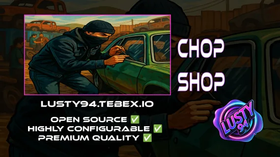 FiveM Chop Shop Script – Free QBCore Chop & Export