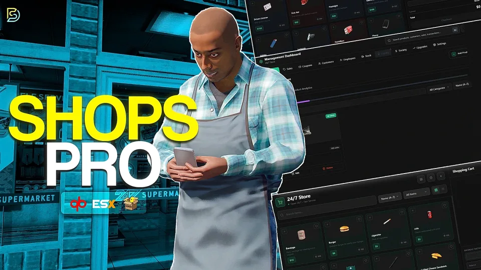 Custom Shops Pro — FiveM Player-Owned Shop Script