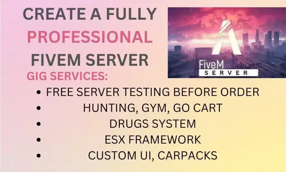 ESX Framework V2 - Premade Server, OX Inventory