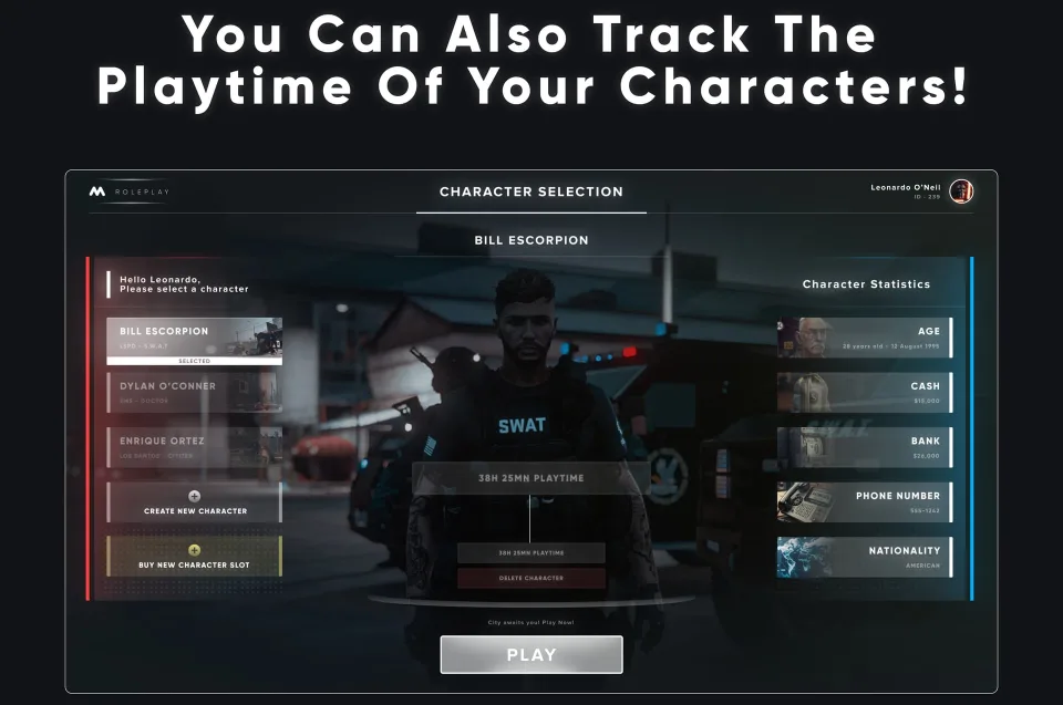 CodeM mMultichar - Free Multi-Character Login