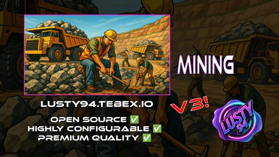 FiveM Mining Job Script - Free, ESX & QBCore