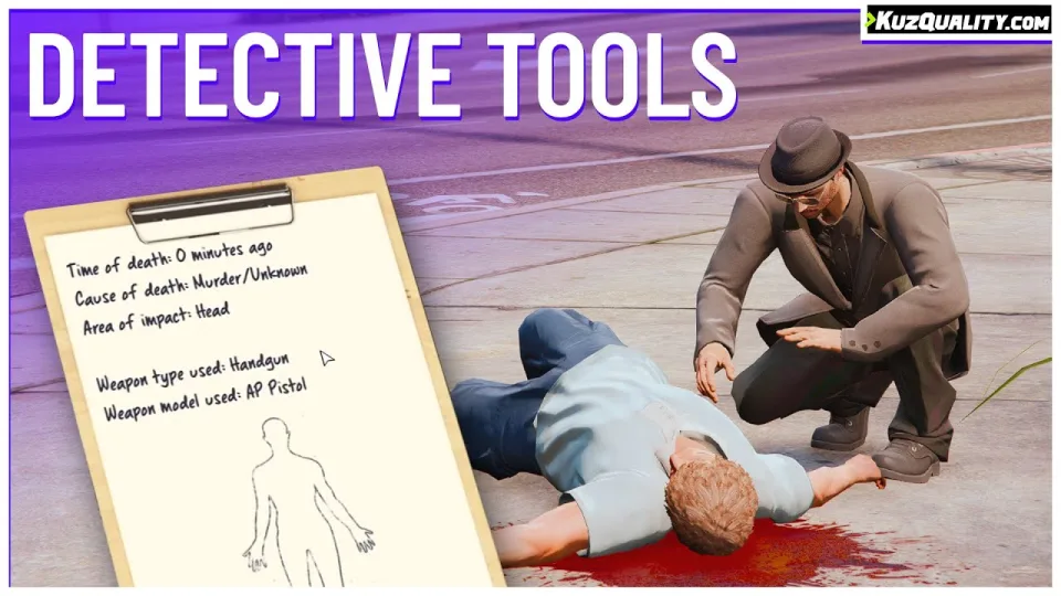 KuzQuality Detective Tools FiveM Script