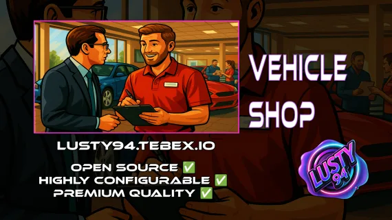 QBCore Vehicle Shops - Player-Owned Dealerships