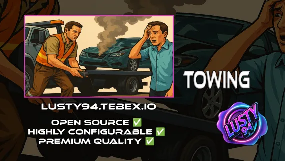 Free FiveM Towing Job Script – QBCore, ESX & Qbox
