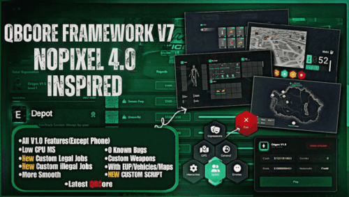 Latest QBCore Framework V7 [NoPixel 4.0 Inspired]