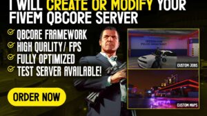 create-nopixel-inspired-fivem-qbcore-server QBCore Framework v4 Tebex Store