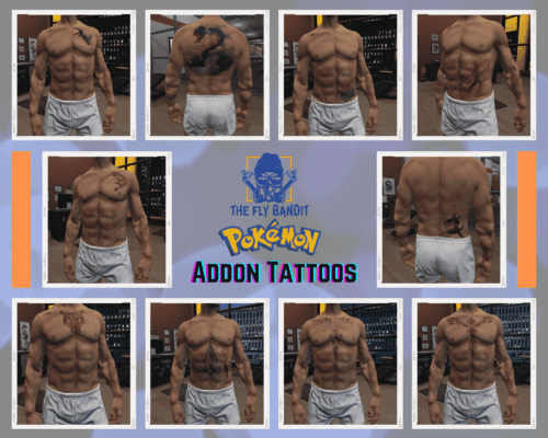 [200] Tattoo Pack for FiveM Servers | Supports qb and esx